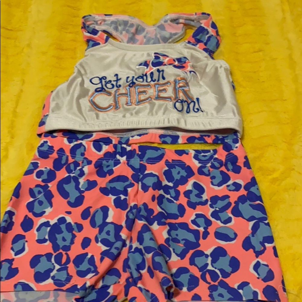 Girls custom cheer outfit
